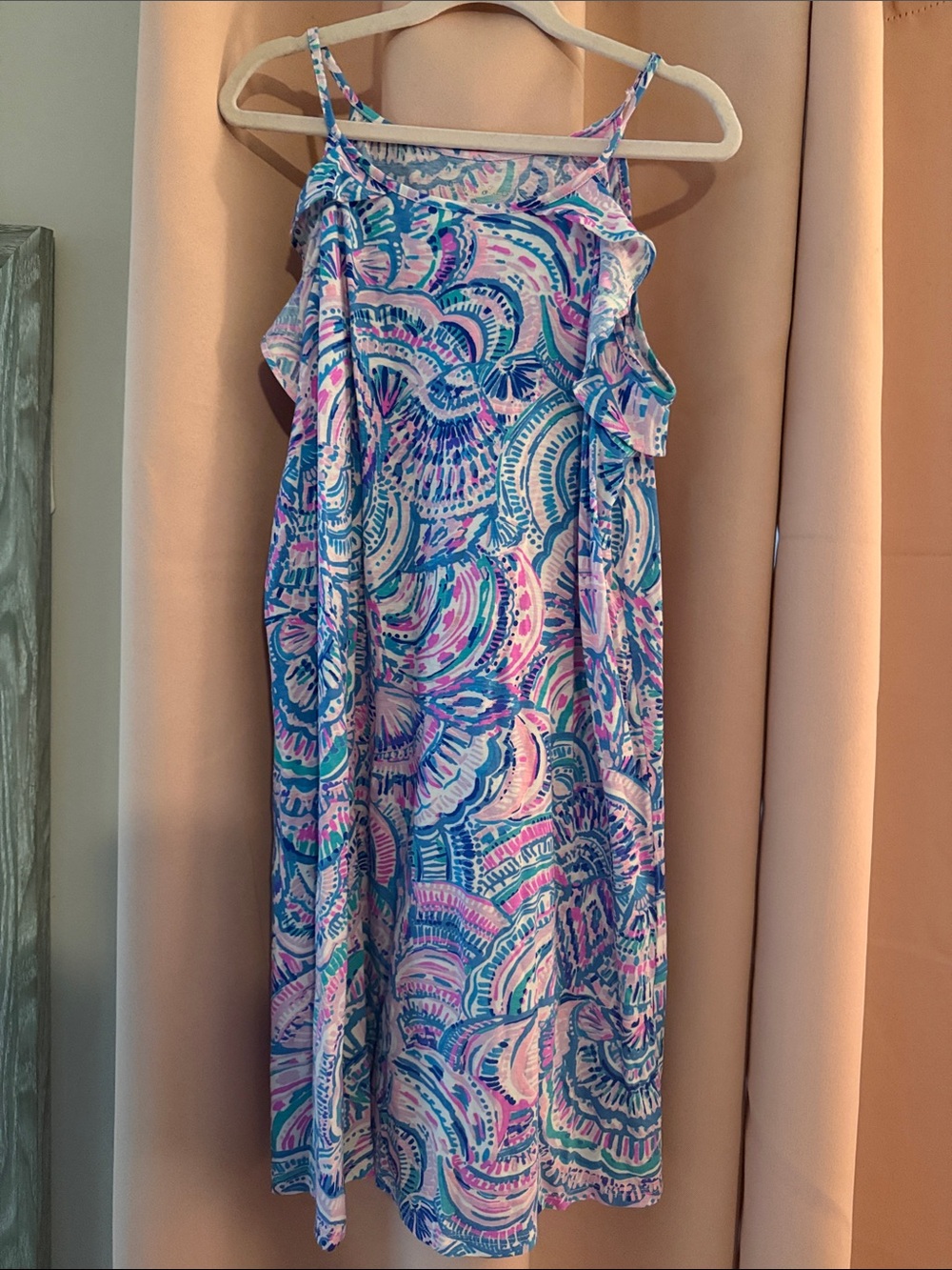 Lilly Pulitzer Girls Blue, Pink & Purple Print Sundress
